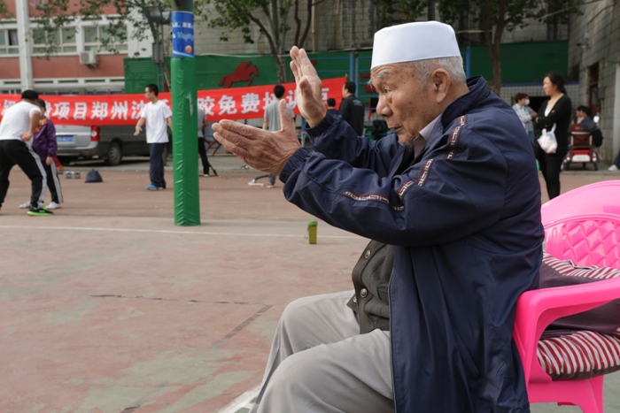 撂石锁国家级代表性传承人沈少三